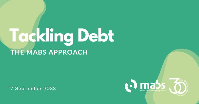 banner for post on mabs approach to tackling debt