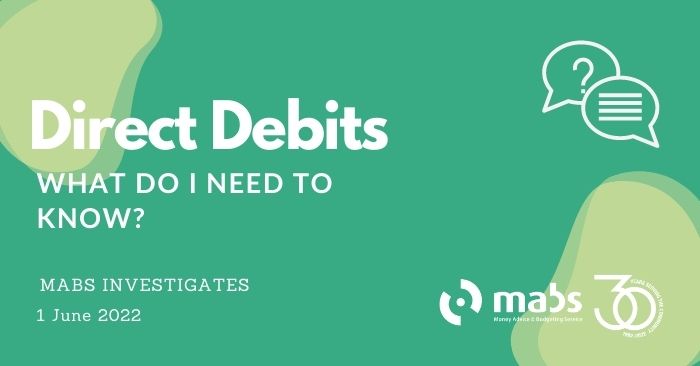 banner for post on direct debits