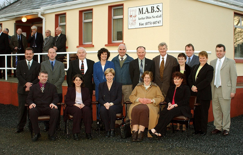 Photo of staff from Donegal MABS opening