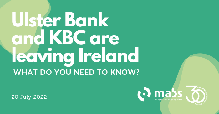 banner for post on kbc and ulster bank leaving ireland