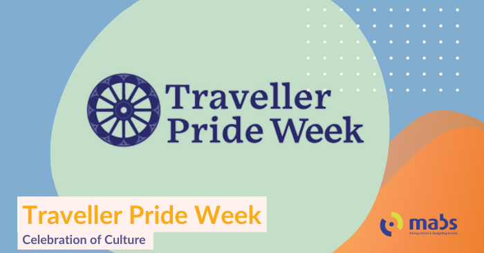 Cover image for the blog. The background is a light blue hue. In the center image holds a picture that reads Traveller Pride Week. The caption reads "Traveller Pride Week - Celebration of Culture "