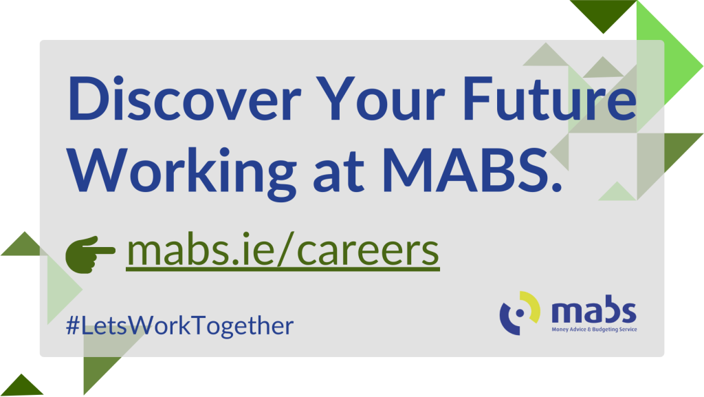 graphic with the words discover your future working at MABS.